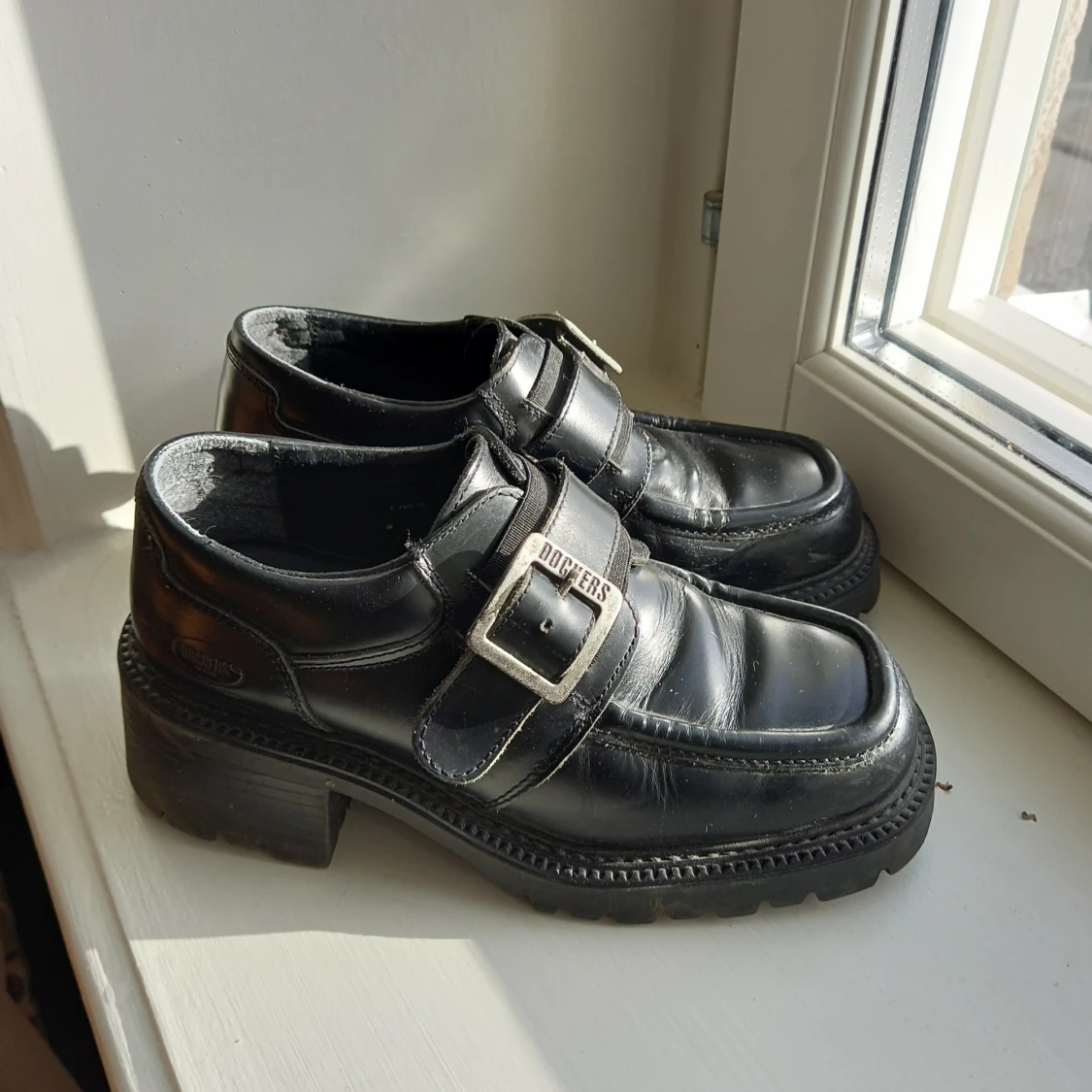 vintage läderskor Dockers - 90