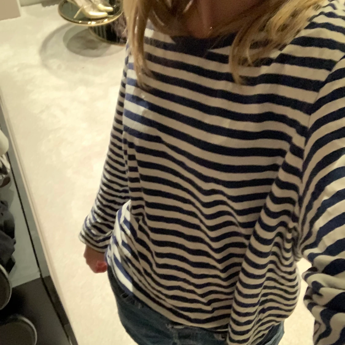 Blå randig tröja💙🤍💙