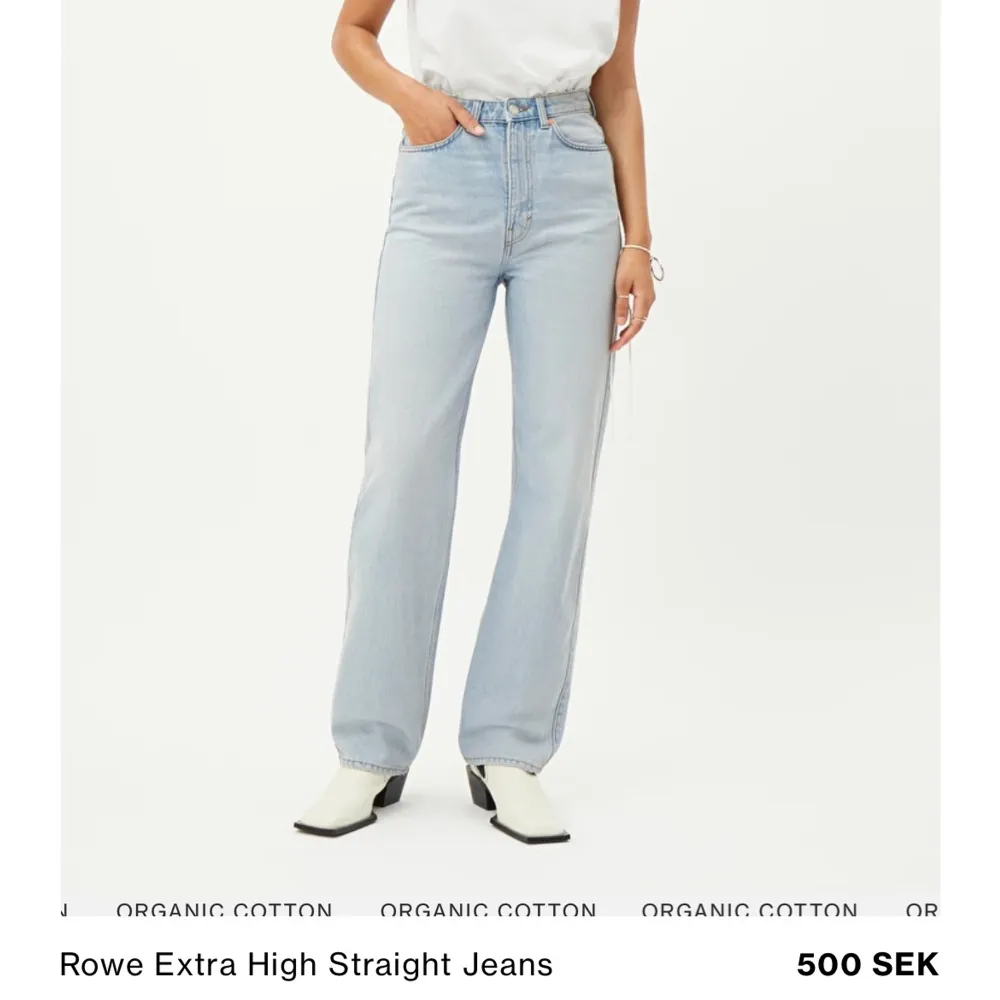 Säljer ett par weekday jeans modellen Rowe, strl 28x30.. Jeans & Byxor.