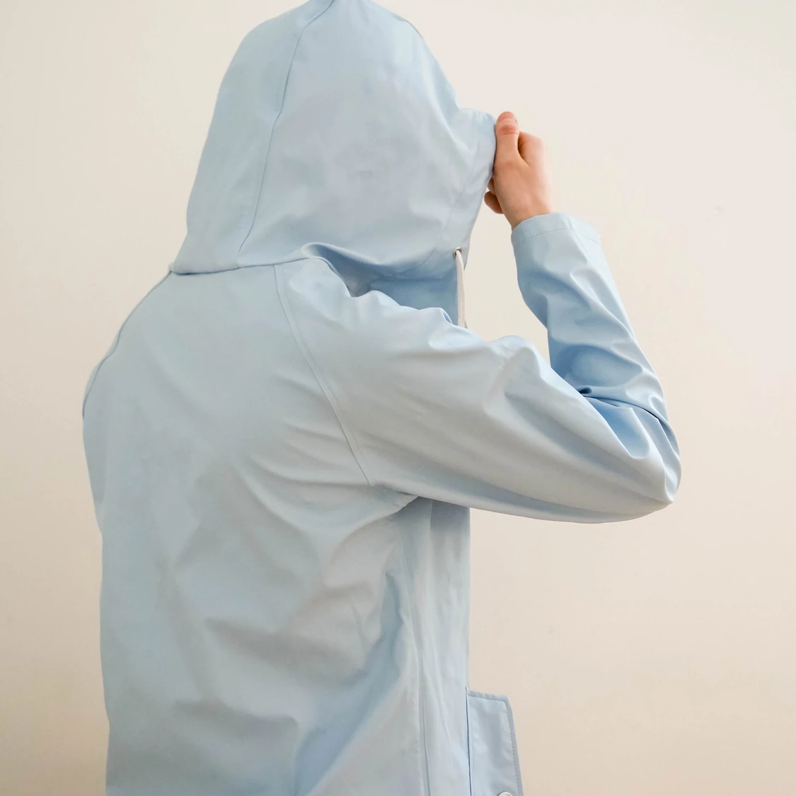 Drömmig regnjacka i ljusblått!🐬 - 90