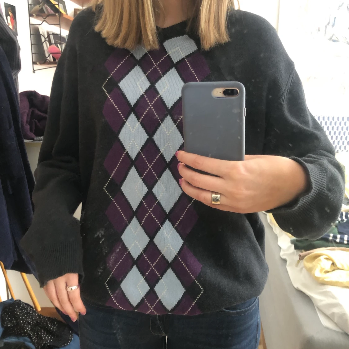 Fin v-ringad tröja☺️ - 90