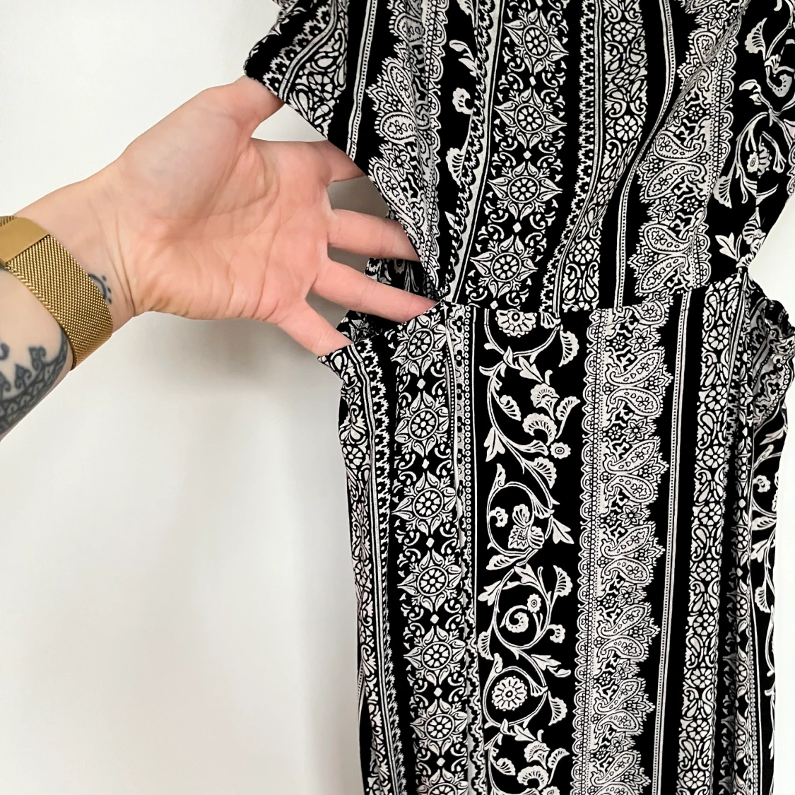 Boho Klänning med cut outs  - 90