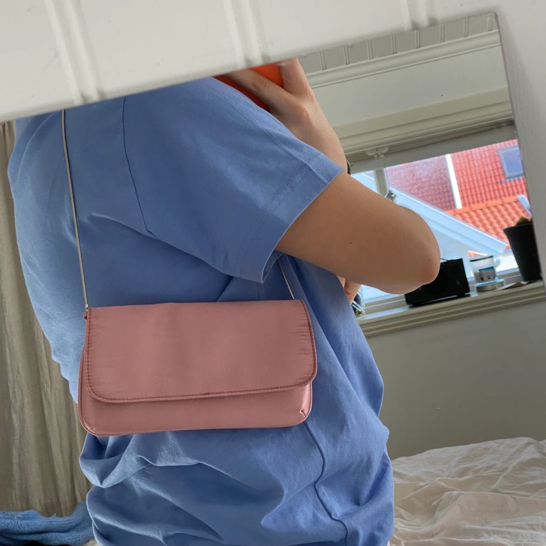 Rosa baguettväska  - 90