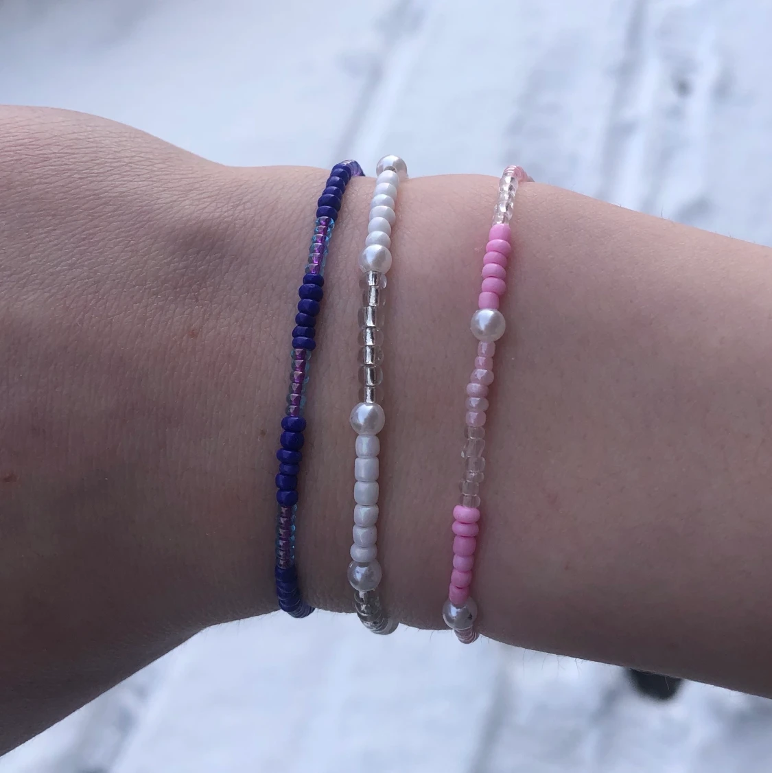 Pärladearmband
