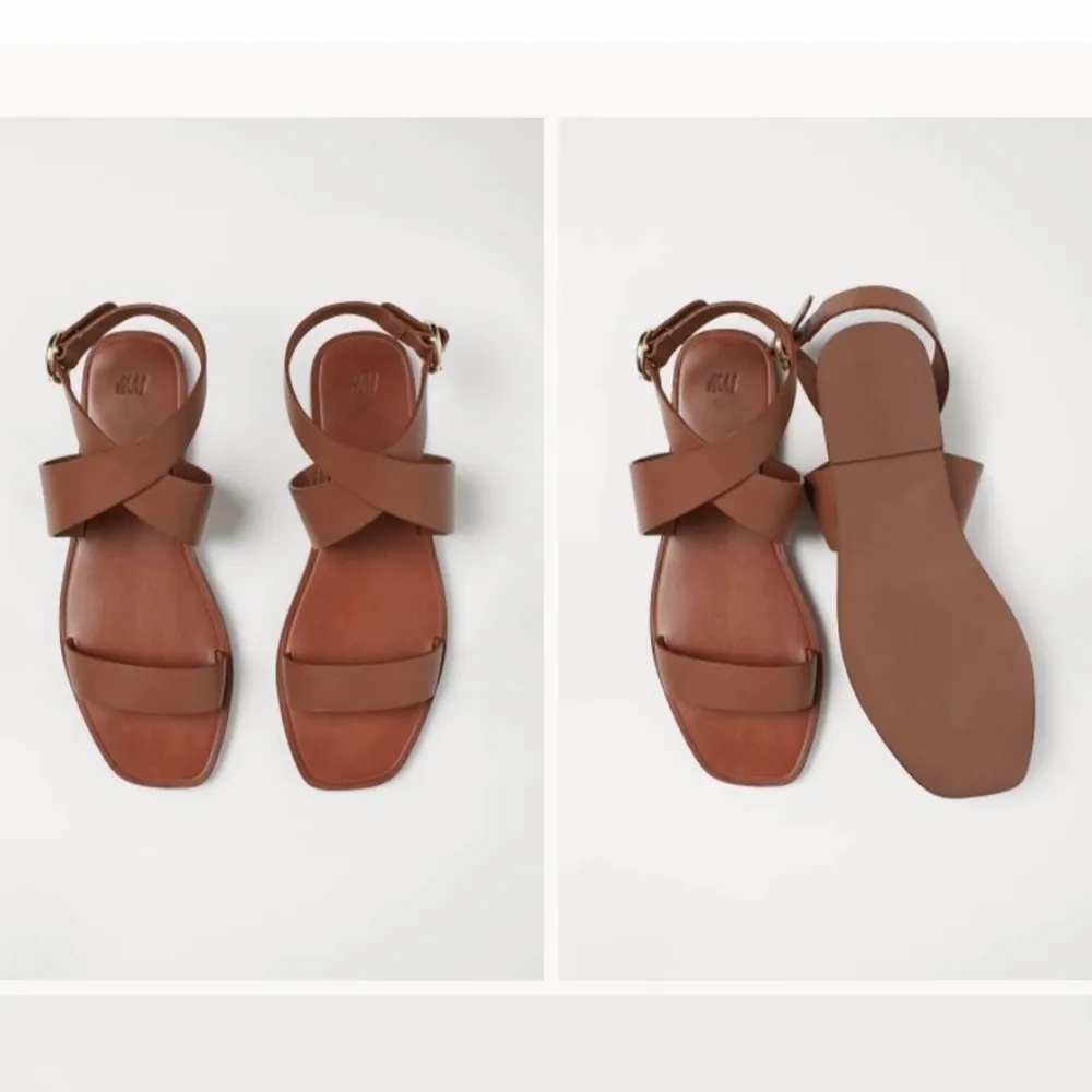 Sandaler i äkta läder, använda endast ett fåtal gånger. Köpta för 399kr från Premium collection . Skor.