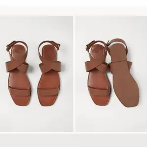 Sandaler i äkta läder, använda endast ett fåtal gånger. Köpta för 399kr från Premium collection 