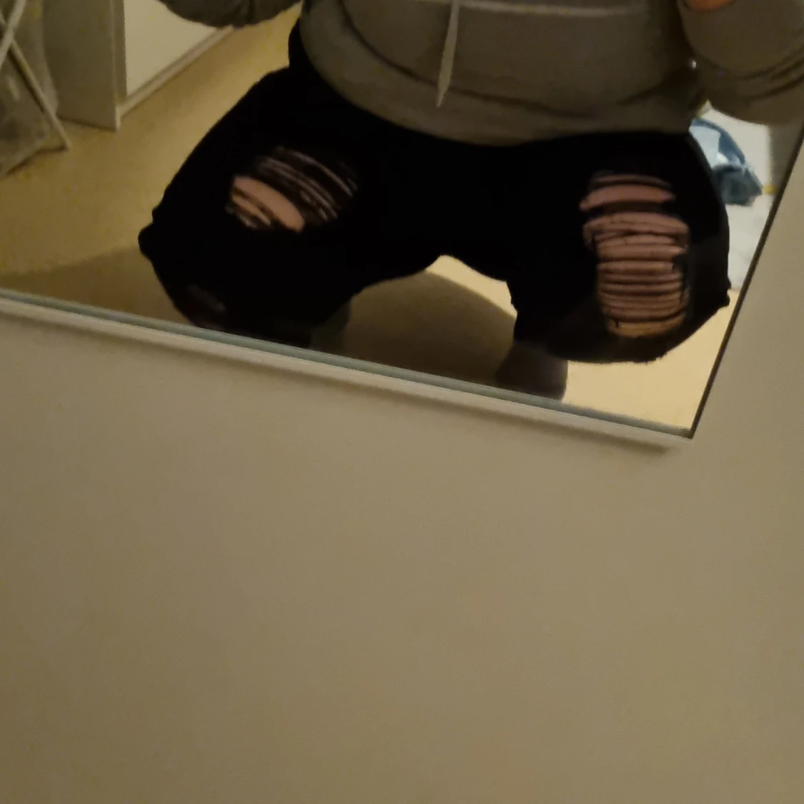 Ripped leggings, okänt märke - 91