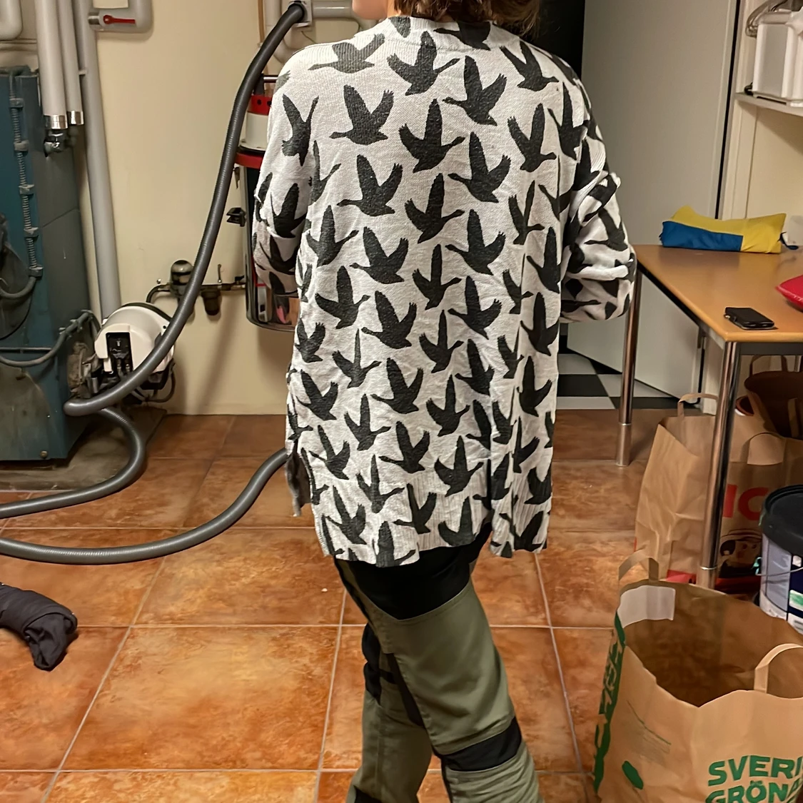 Stickad långärmad - 90