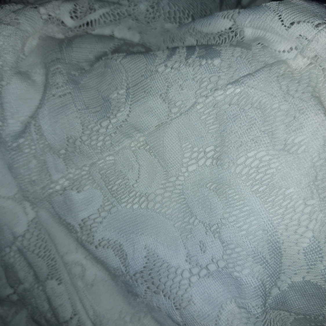 Vit spetsklänning  - 91