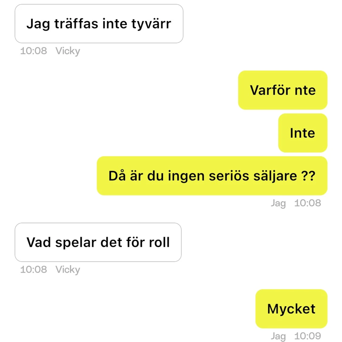 Hon hära säljer saker som inte är hennes - 90