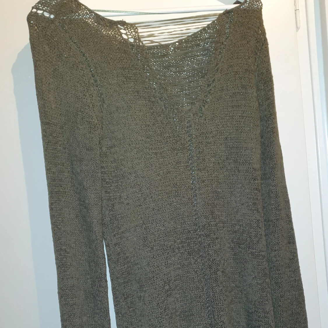 Stickad klänning/tunika , stretchig.  