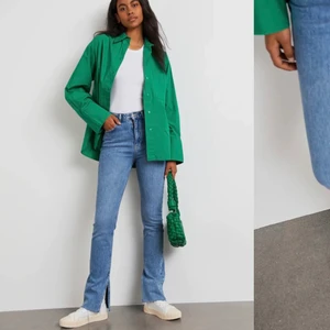 Gina tricot  - Super snygga jeans som inte kommer till användning! Använda en gång så helt som nya! 400kr, frakt tillkommer. 💕