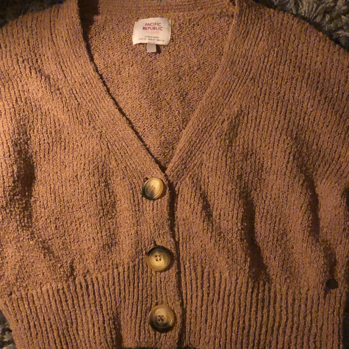 Pull&Bear kofta, brun  - 90