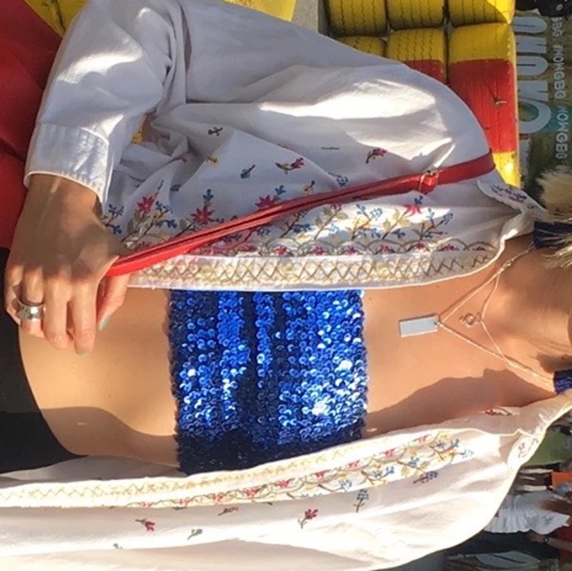 Topp i paljetter  - 90