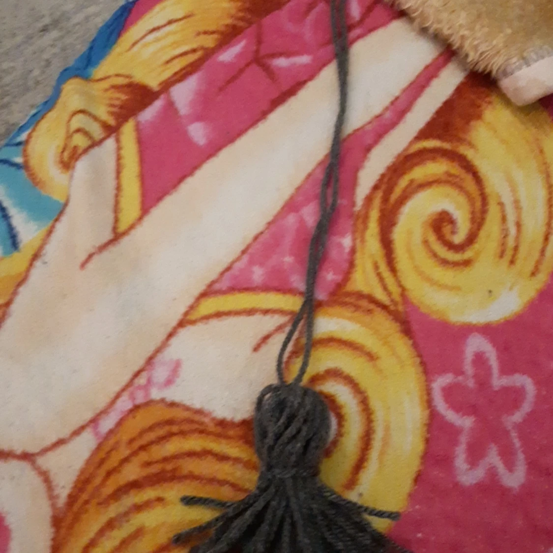 Tofsar för gardiner grå - 90