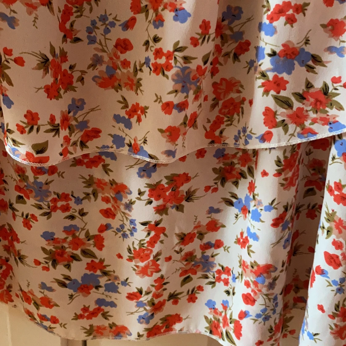 Blommig blus/line  - 90