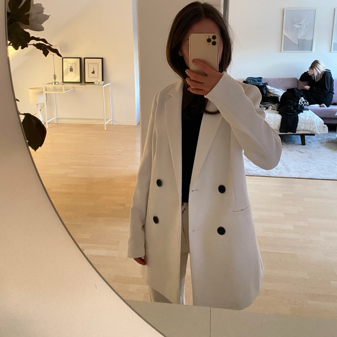 Superfin vit blazer!!