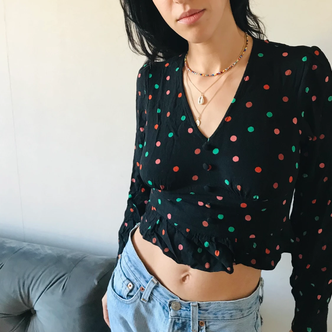 Gorgeous multi coloured blouse 