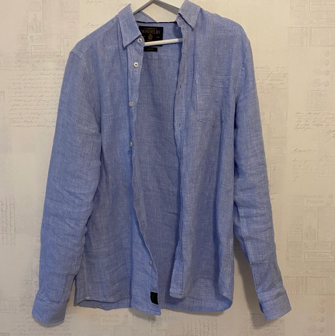 Oversized bondelid skjorta - 91