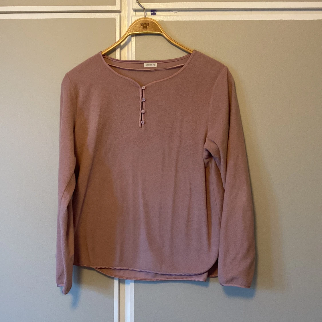 Dusty pink fleecetröja 