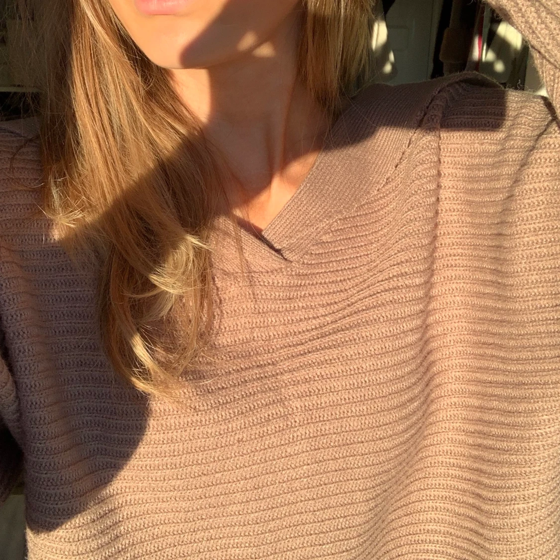 Brun söt tröja - 90