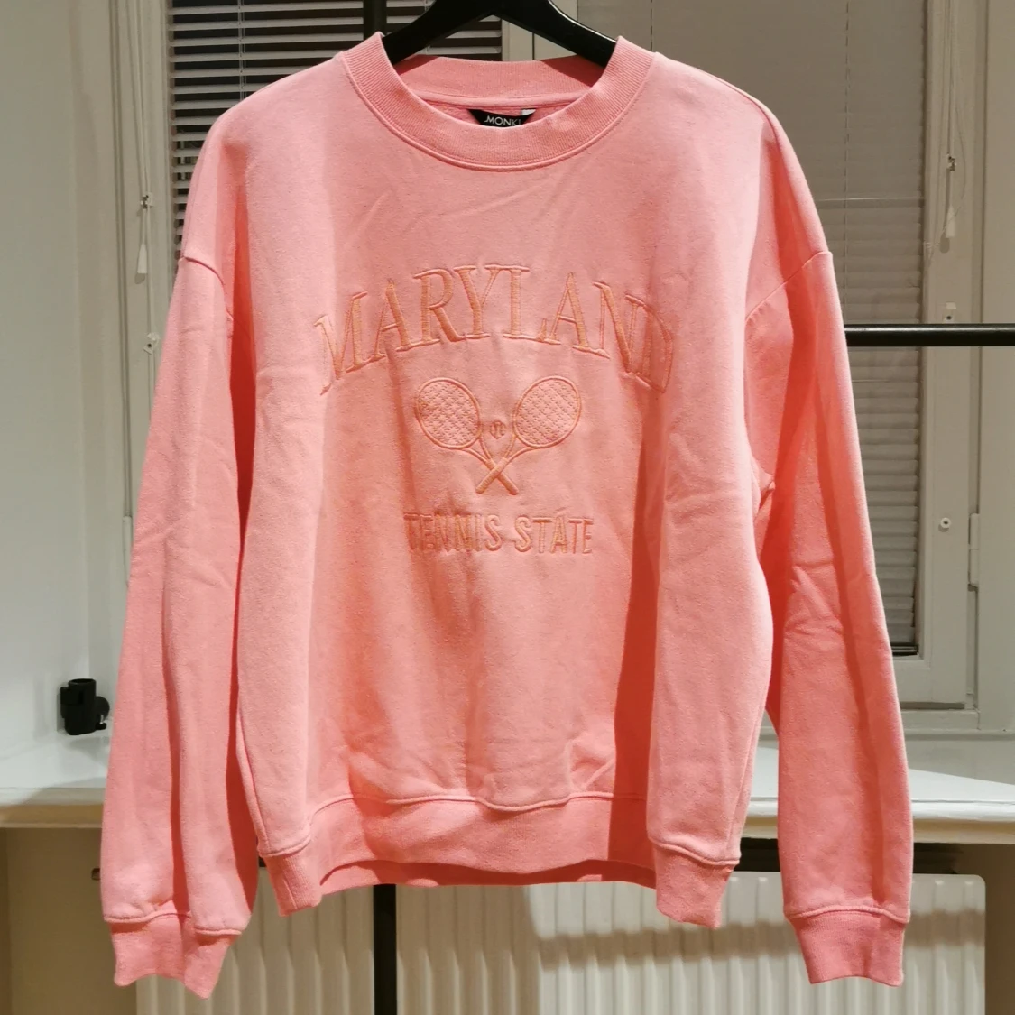 Monki candy pink sweatshirt