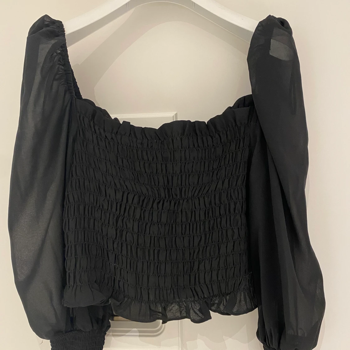 Jätte fin svart blus/topp💘 - 90