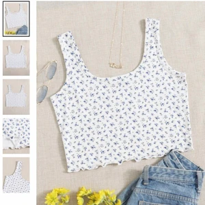 Shein topp - Sött sommarlinne från shein, endast testat. Köpare står för fraktkostnaden 🥰🤩💗