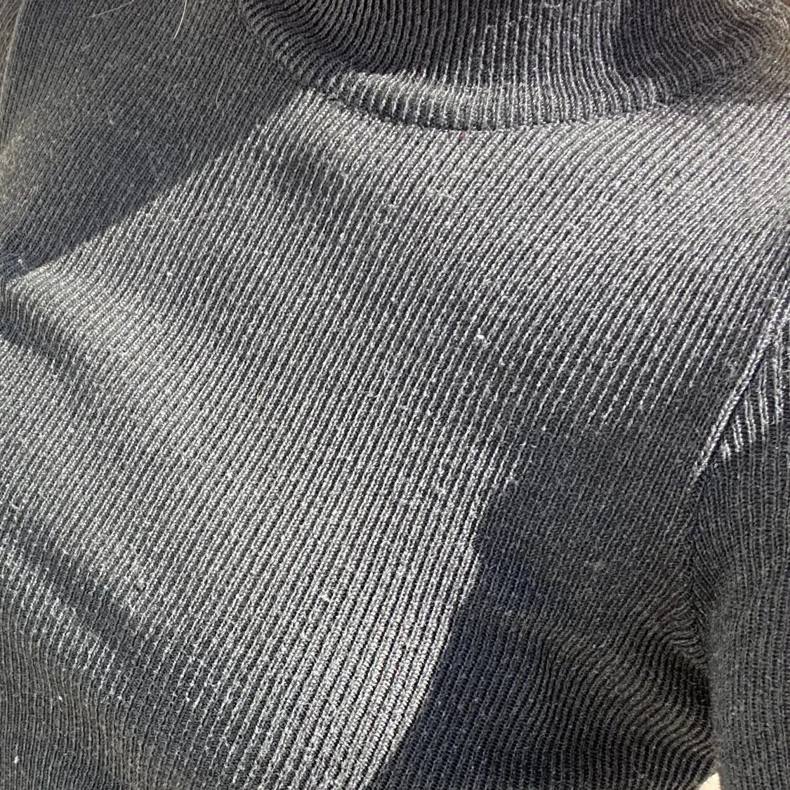 Ribbstickad halvpolo - 91