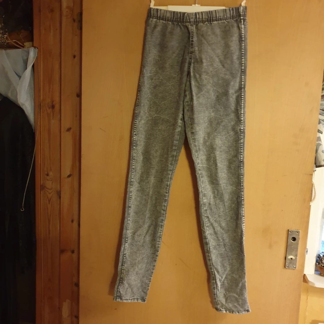 Snygga jeans legging elastiska divides - 90