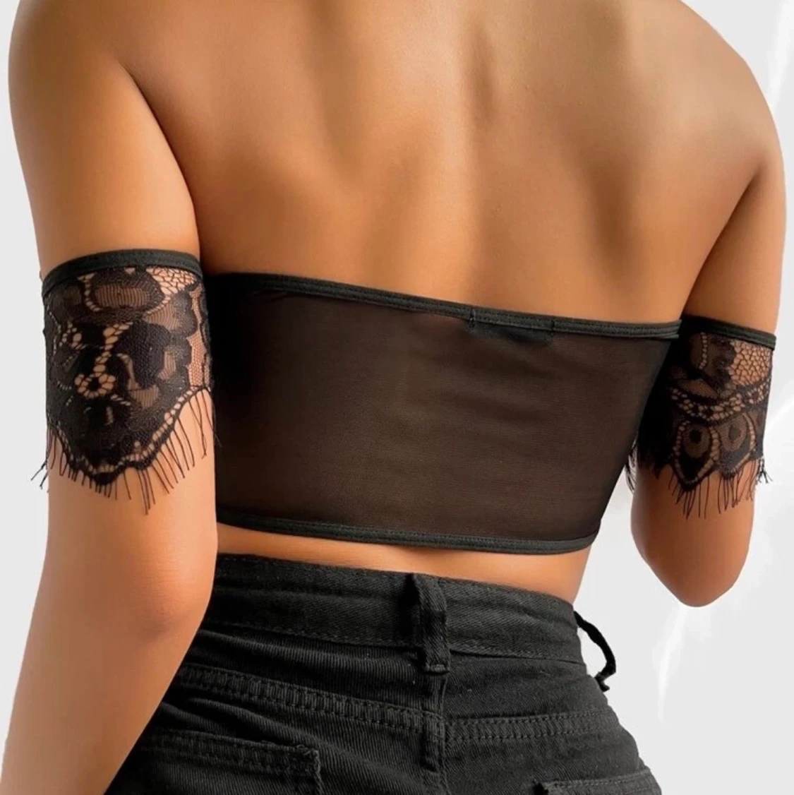 Svart topp storlek S - 90