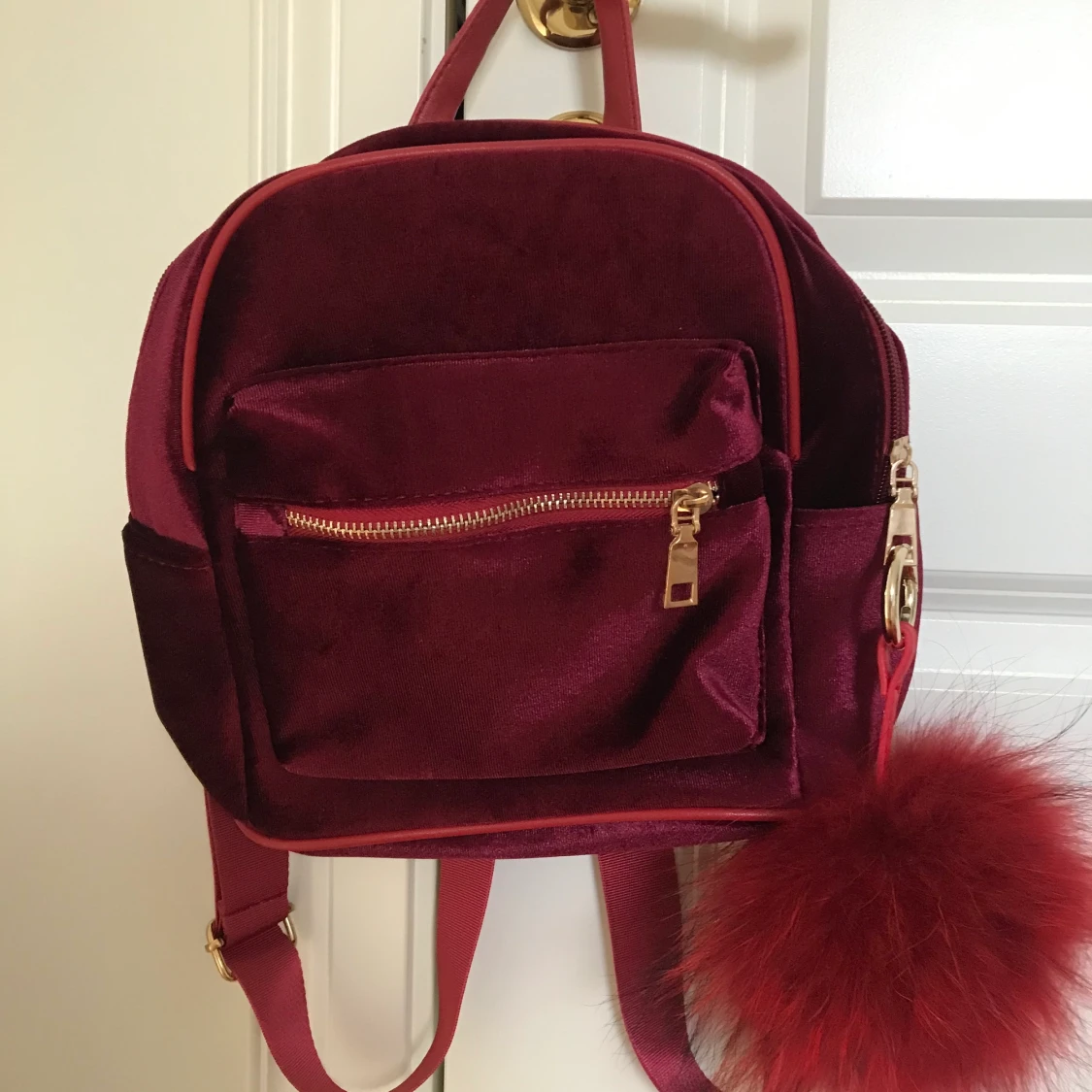 Ryggsäck i velour