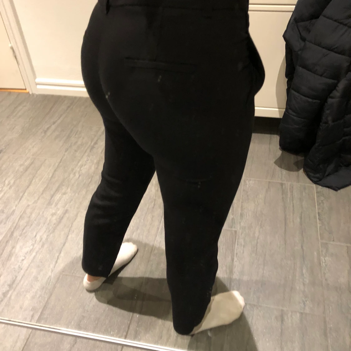 Svarta kostymbyxor  - 90