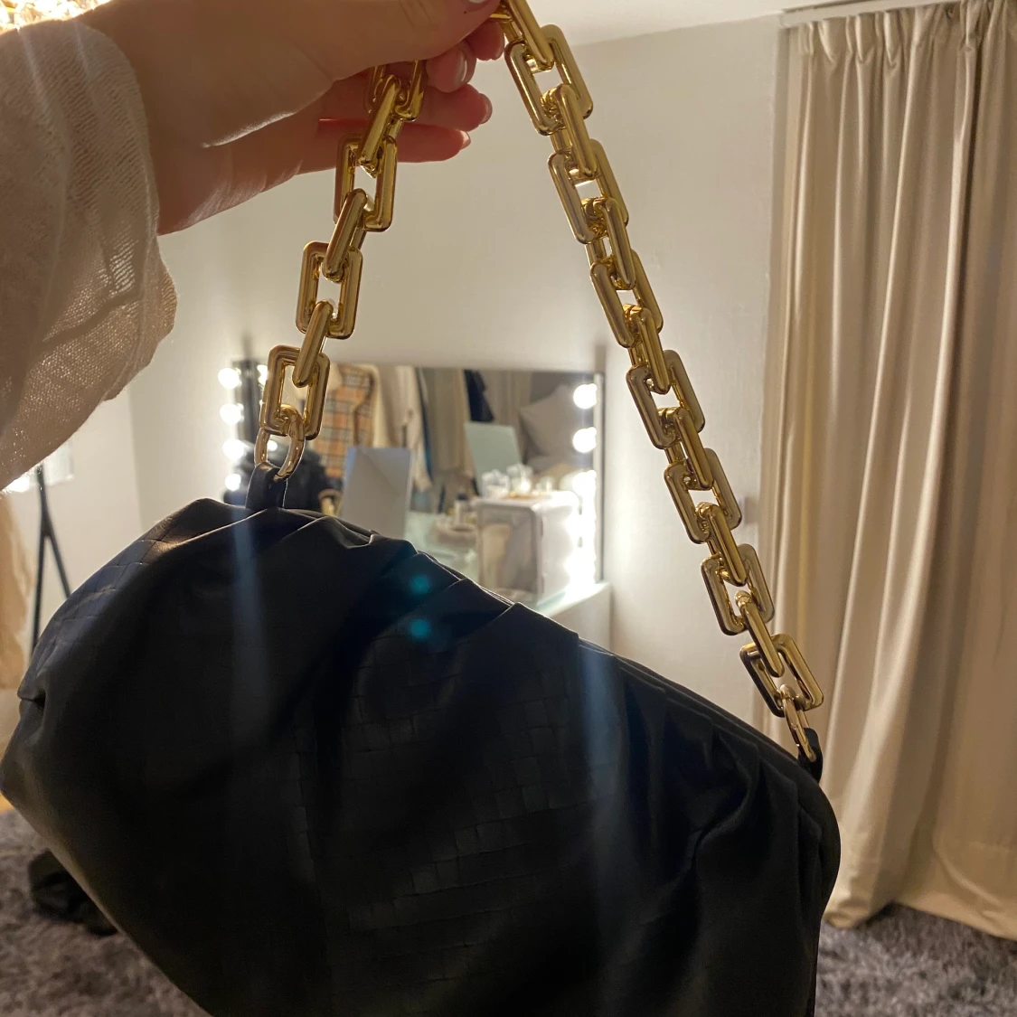 Superfin läderhandväska