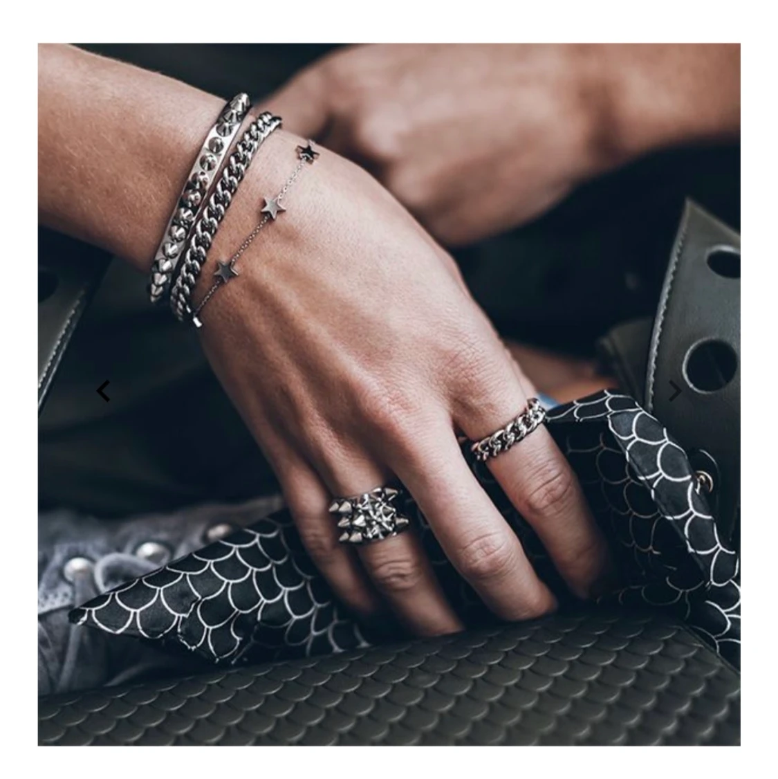 Edblad peak ring silver - 91