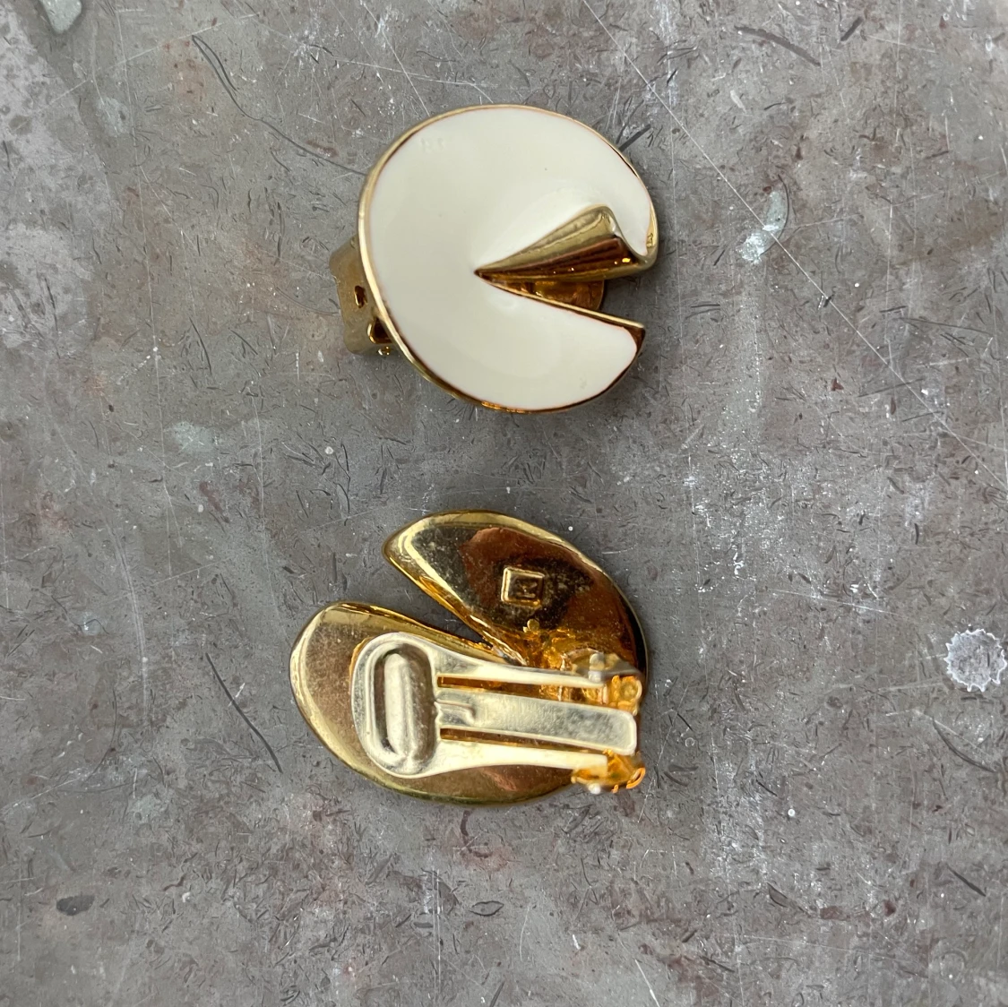 Vintage clips-örhängen🤎 - 90