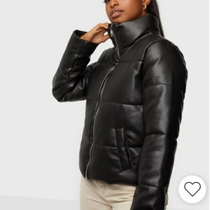 Skin vinterjacka  - Svart ”skin” vinter jacka från Nelly! Köpt förra året, bra skick. Storlek M. 