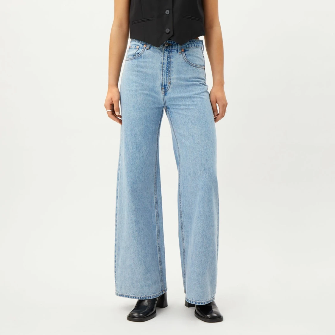 Ace Wide Leg Jeans - 91