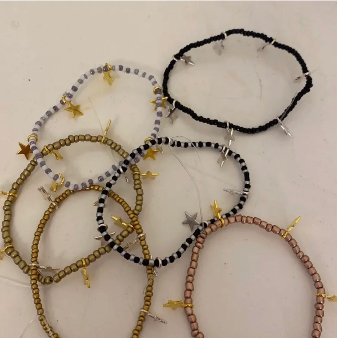 Svarta/vita Armband  - 90