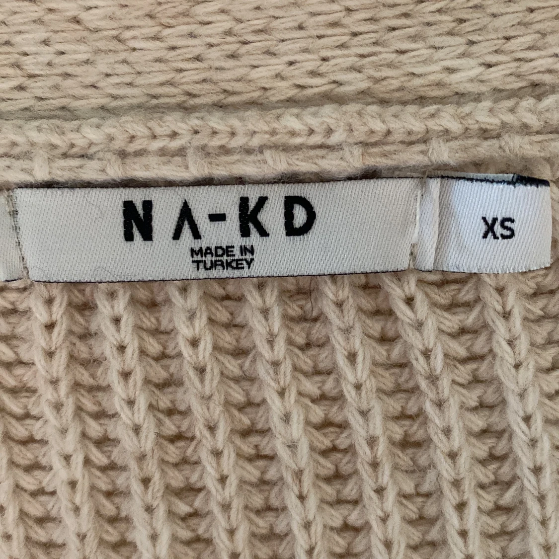 Lång stickad kofta - 90