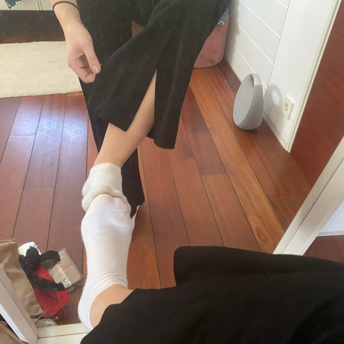 Byxa med slits där nere 