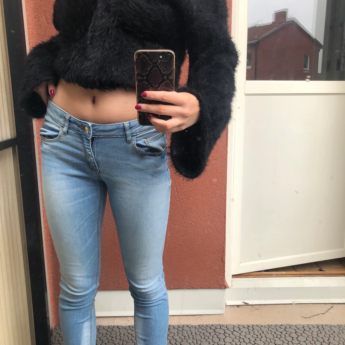 Lågmidjade jeans - 90