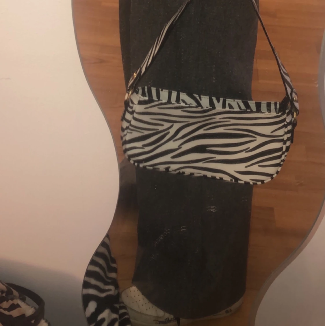 Trändig zebra väska - 91