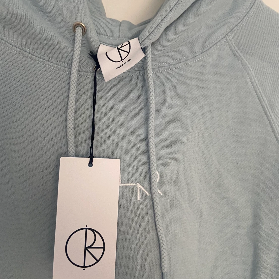 Ljusblå Hoodie unisex - 91