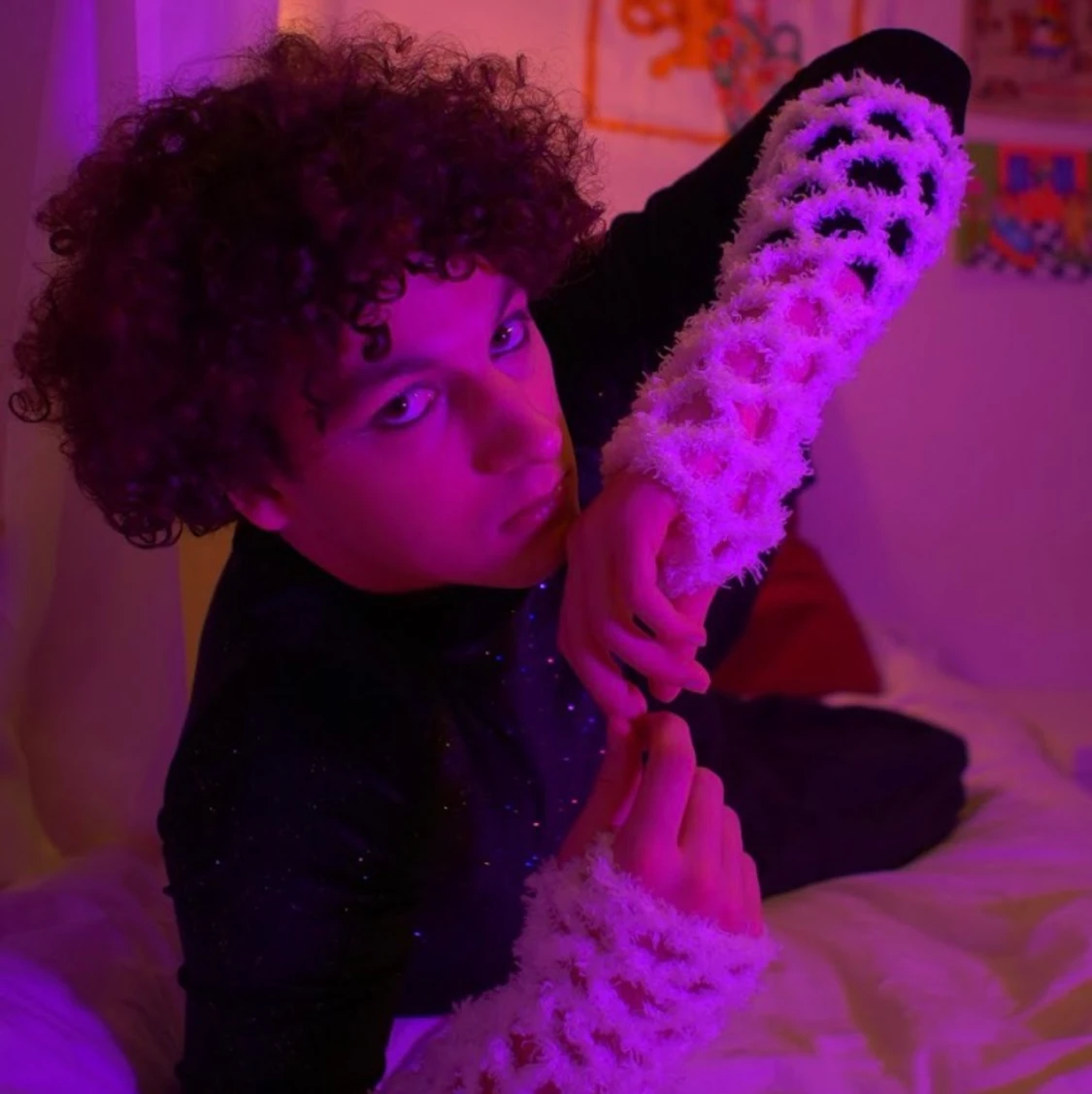 Handledsvärmare - fishnet  - 90