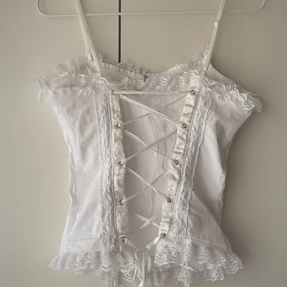Vit korsett 