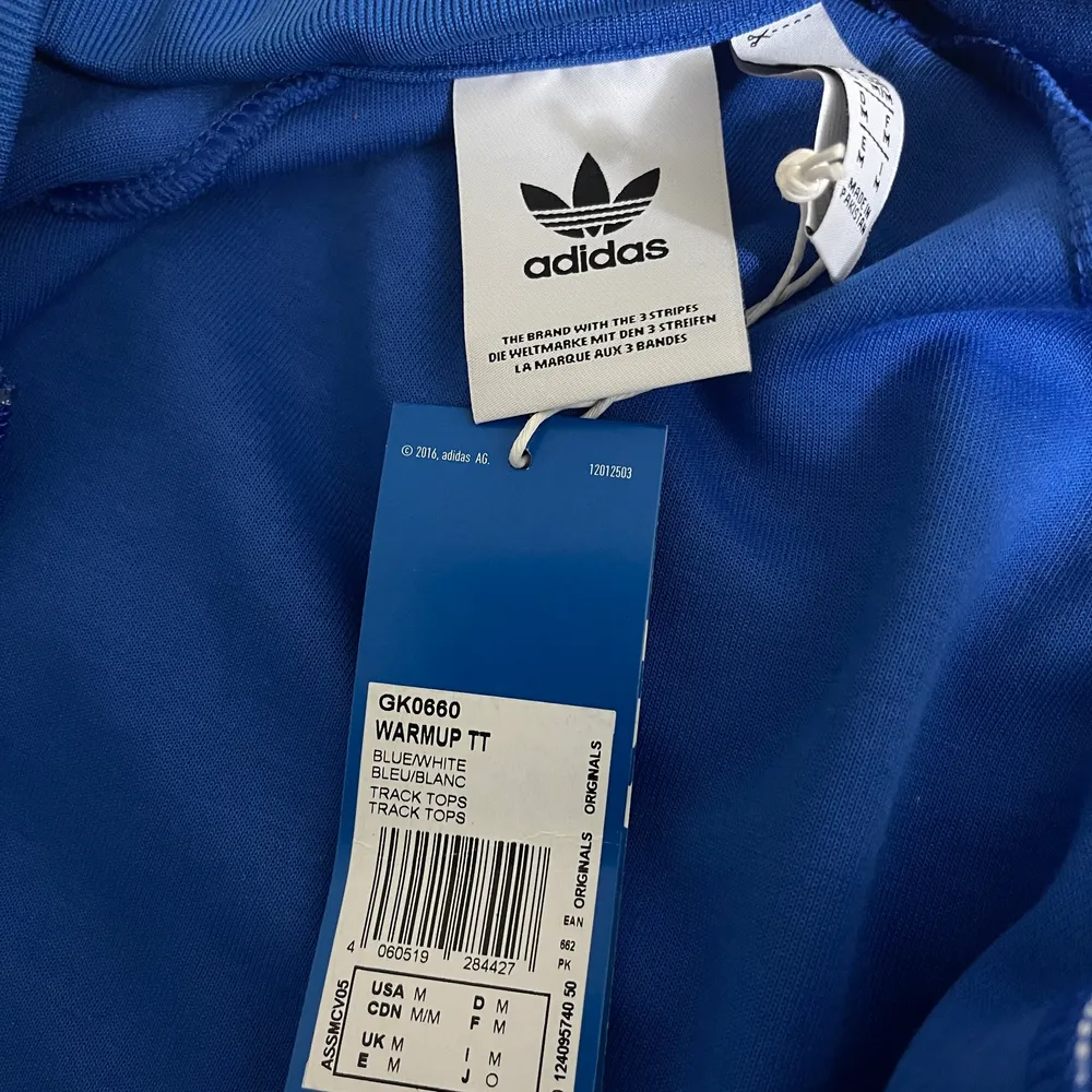 Adidas Warmup TT Blue/White - Medium size 💙. Hoodies.