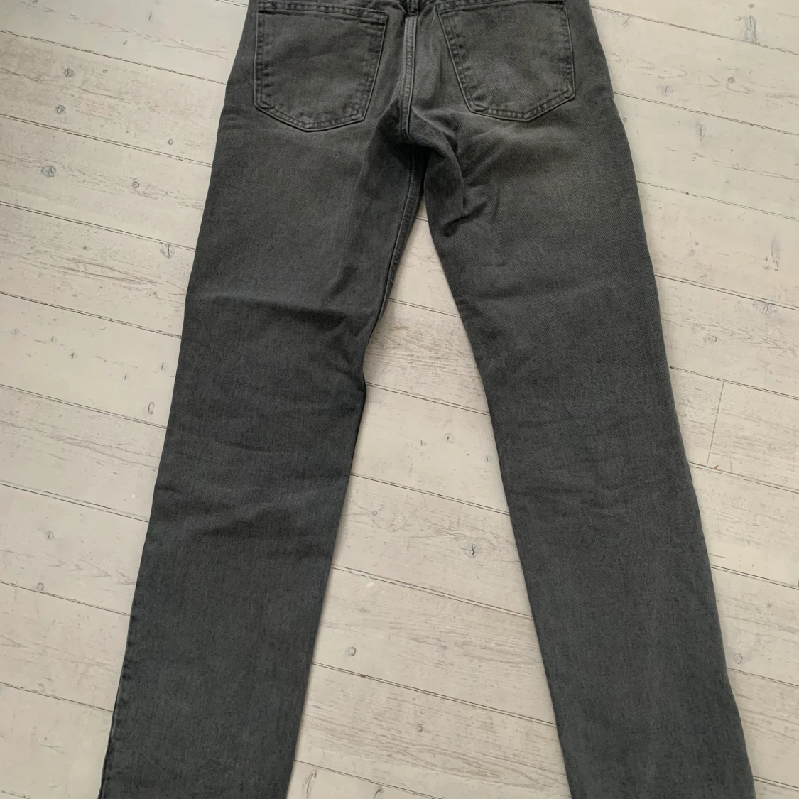 Jeans Zara gråa Full Length Straight  - 90
