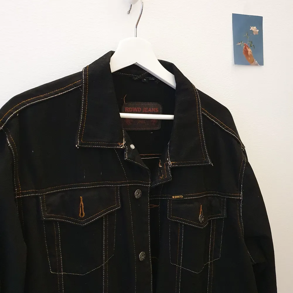 Vintage oversized Jean jacket. Jackor.