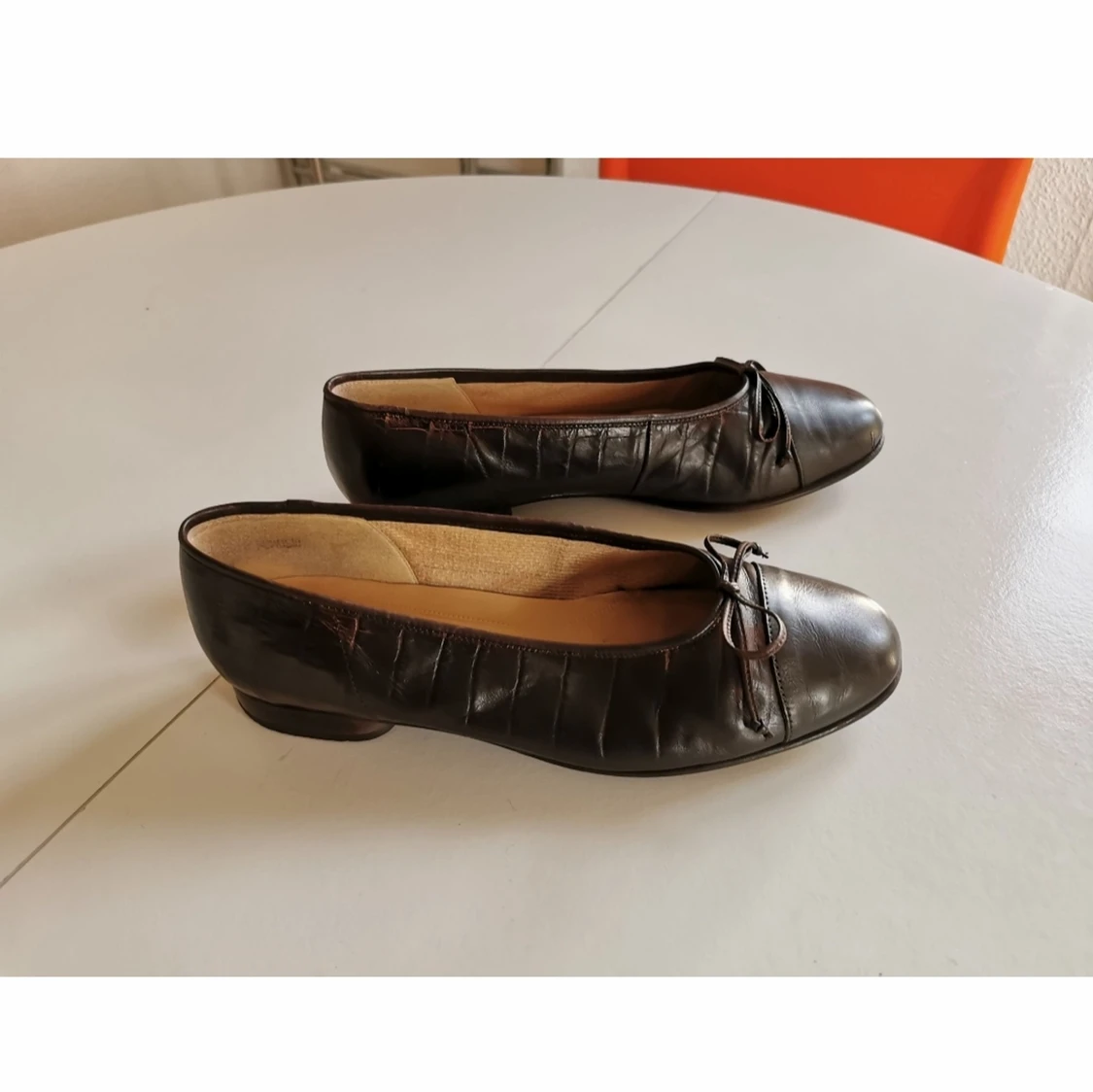 Gabor balerina skor, äkta läder, stl: 38